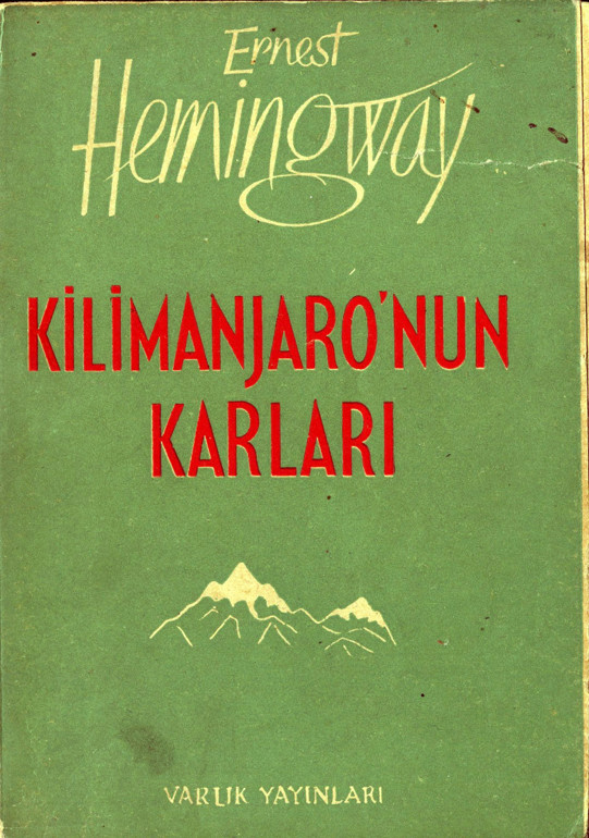 Kilimanjaro'nun Karları Kitap Kapağı
