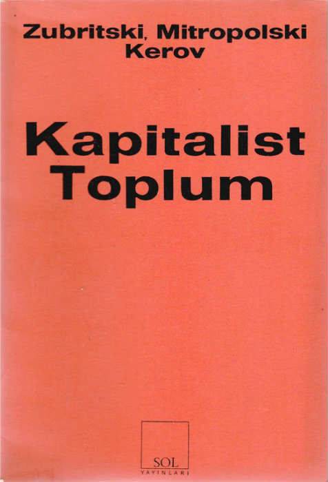 Kapitalist Toplum Kitap Kapağı