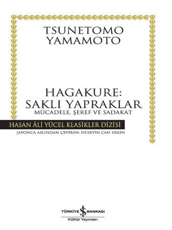 Hagakure / Saklı Yapraklar Kitap Kapağı
