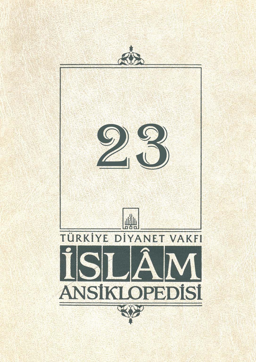 İslam Ansiklopedisi 23. Cilt İslam Kitap Kapağı