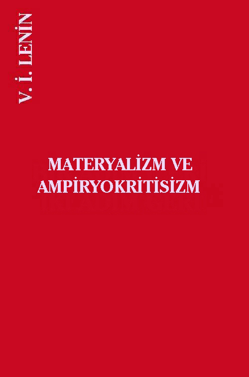 Materyalizm ve Ampiryokritisizm Kitap Kapağı