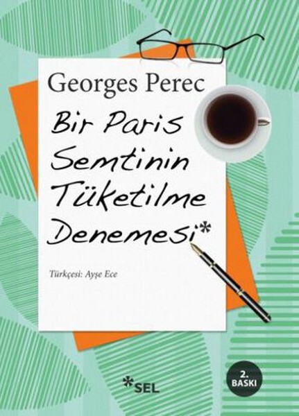 Bir Paris Semtinin Tüketilme Denemesi Kitap Kapağı