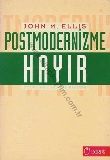 Postmodernizme Hayır Kitap Kapağı