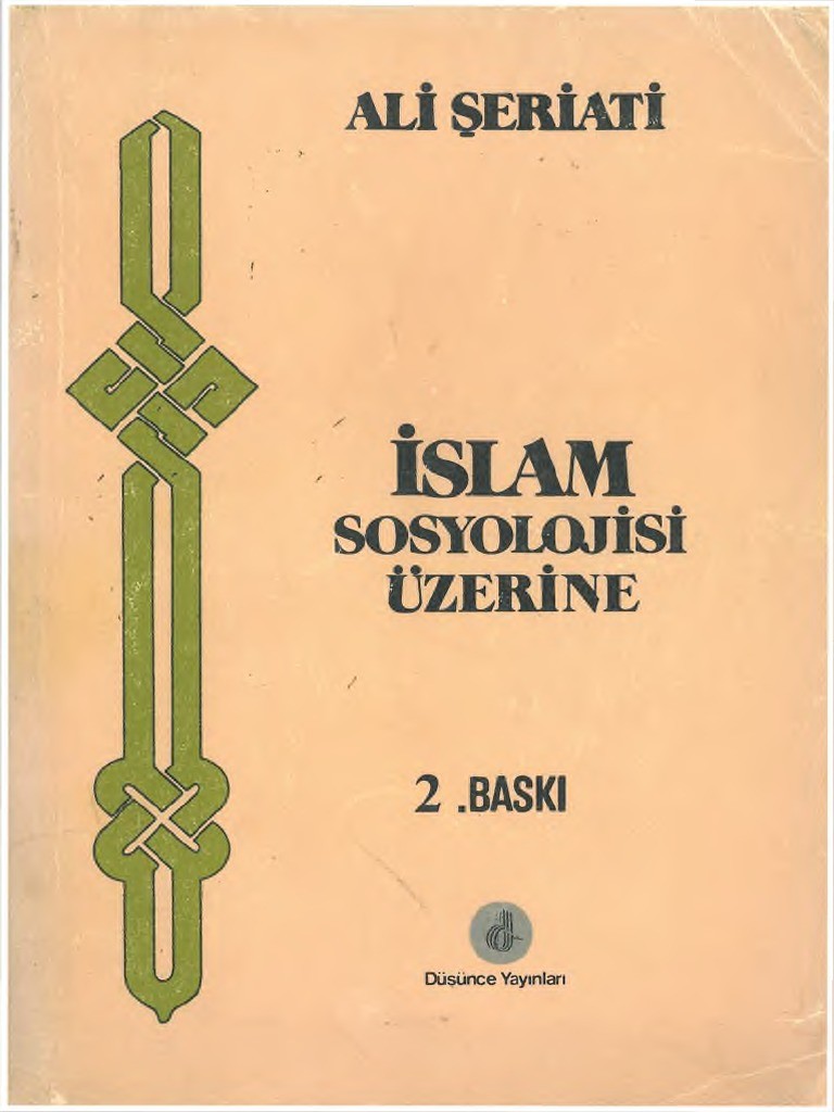 İslam Sosyolojisi Üzerine Kitap Kapağı